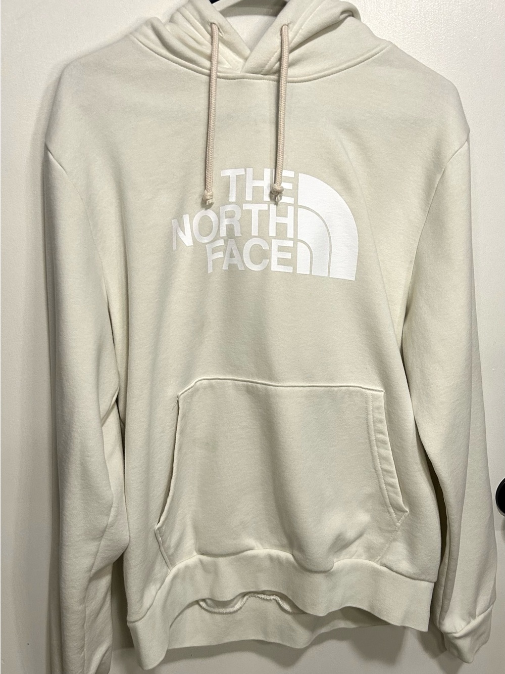 The North Face Men’s Cream Logo Pullover Hoodie